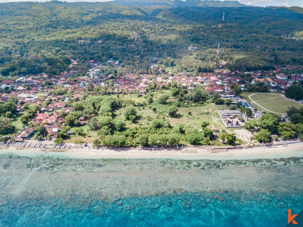 Terrain privé en bord de mer à Nusa Penida à vendre