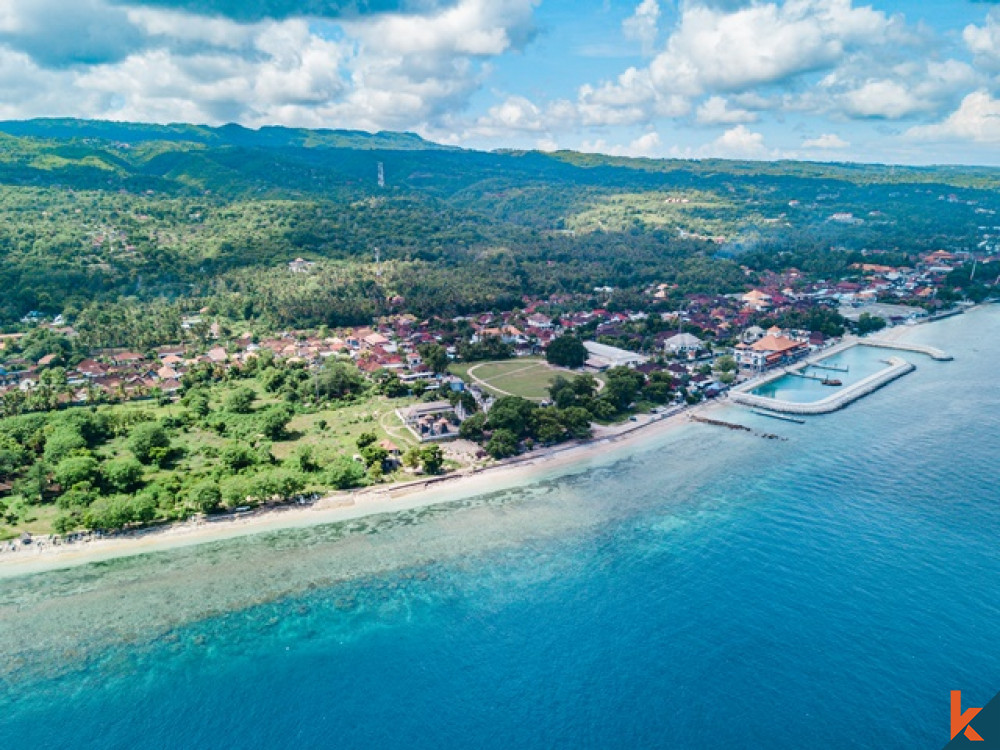 Terrain privé en bord de mer à Nusa Penida à vendre