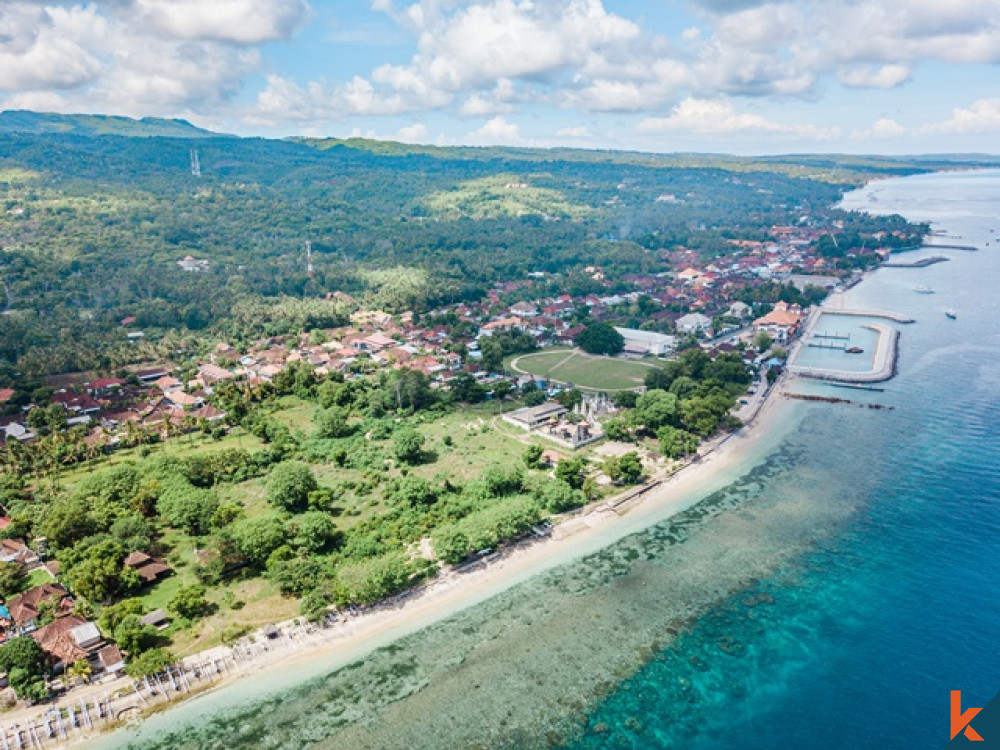 Terrain privé en bord de mer à Nusa Penida à vendre