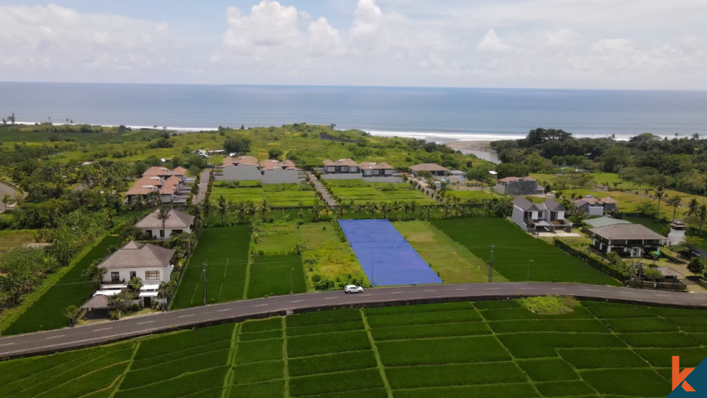 Leasehold Land with View in Kedungu Close to the Beach for Sale