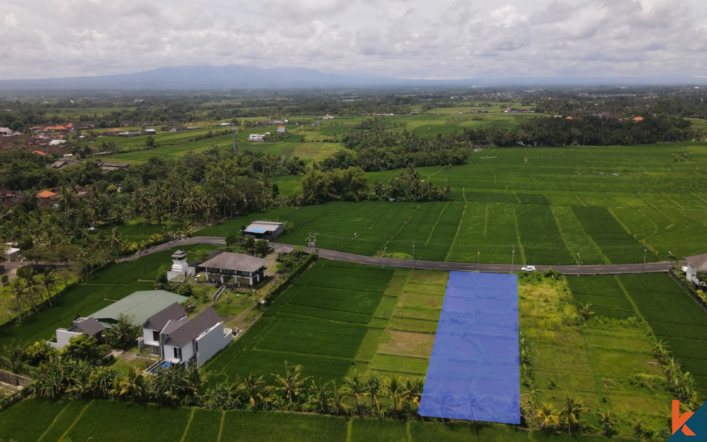 Leasehold Land with View in Kedungu Close to the Beach for Sale