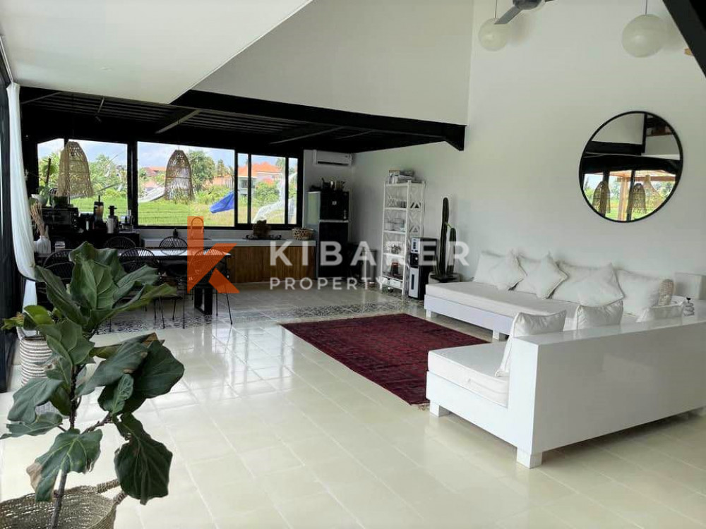 Stunning Three Bedroom Villa with rice field view nestled in Canggu ( will be available on October 2022 )