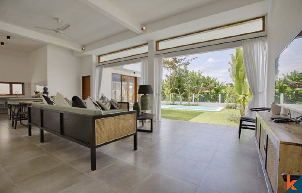 Charming Villa with rice field view for lease in Canggu