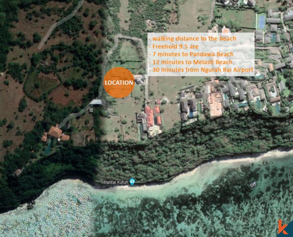 Amazing Freehold Land Walking Distance to the Beach for Sale in Bukit