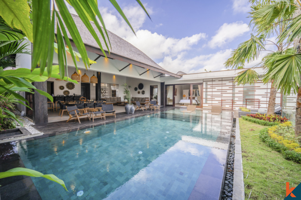 Incroyable Villa de Trois Chambres Avec vue sur les Rizières et Équipements Cinq Étoiles