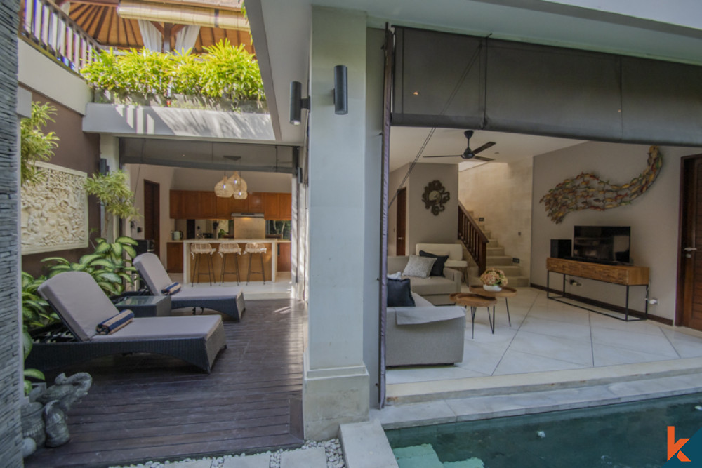 Élégante villa de deux chambres à vendre au coeur de Seminyak