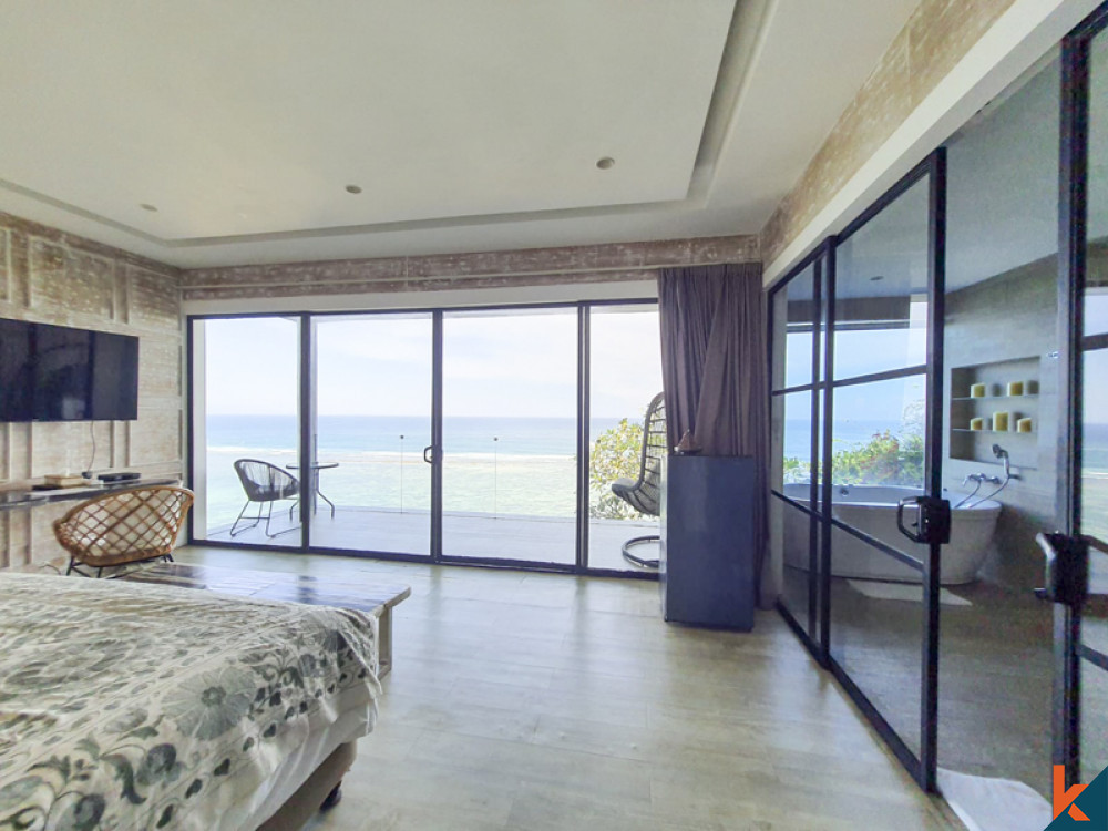 Gorgeous Ocean View Clifftop Villa With Private Beach for Lease in Nusa Dua