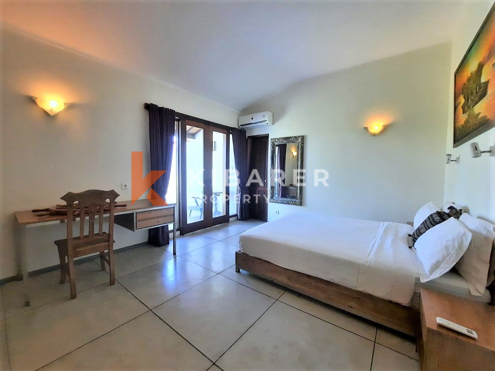 beautiful four bedroom enclosed living villa in center area of berawa canggu