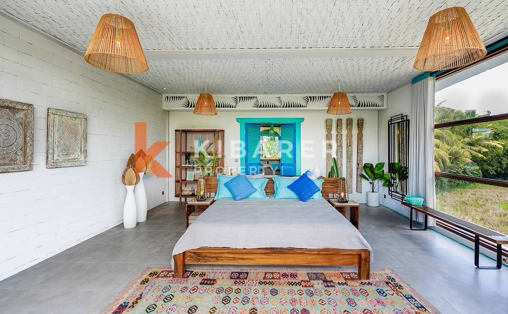 Luxe ultime et design spectaculaire Villa de cinq chambres avec vue panoramique sur les rizières à Tabanan
