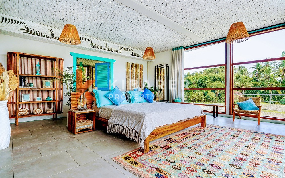 Luxe ultime et design spectaculaire Villa de cinq chambres avec vue panoramique sur les rizières à Tabanan