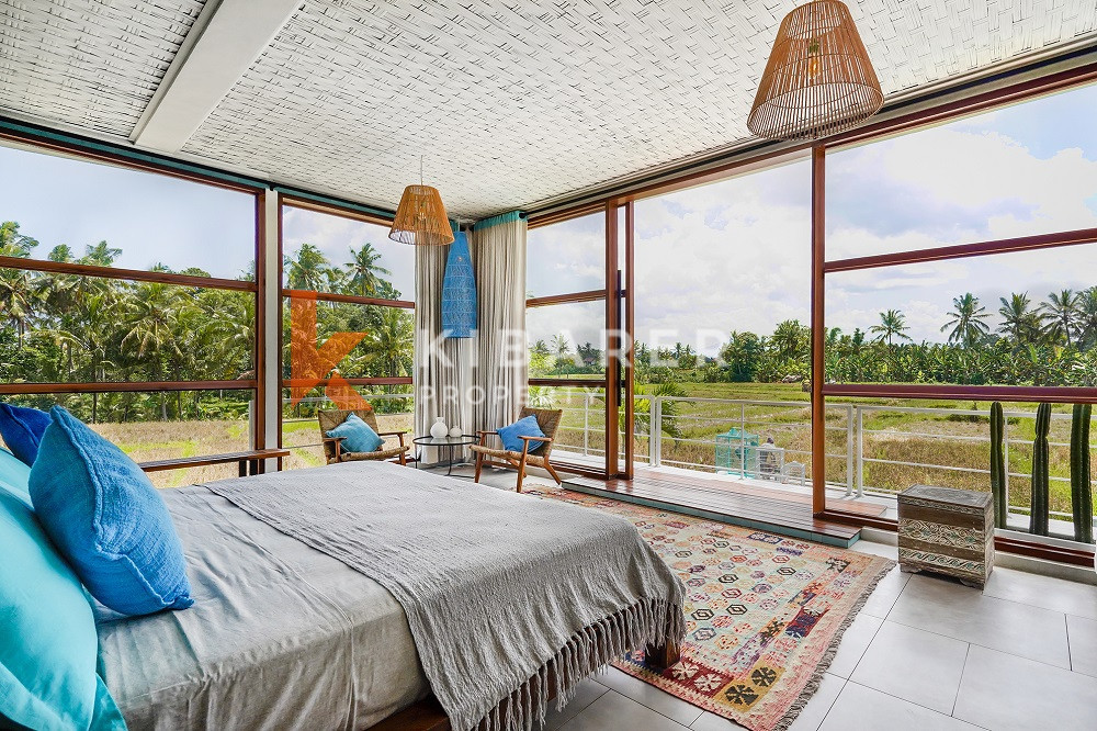 Ultimate Luxury and Spectacular Design Five Bedrooms Villa with Panoramic Views of Rice Fields In Tabanan