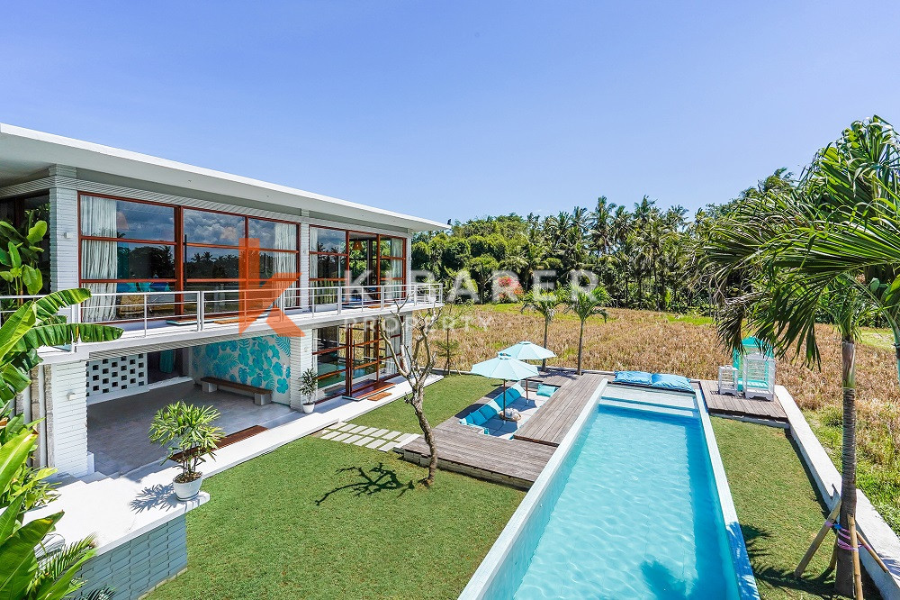 Ultimate Luxury and Spectacular Design Five Bedrooms Villa with Panoramic Views of Rice Fields In Tabanan