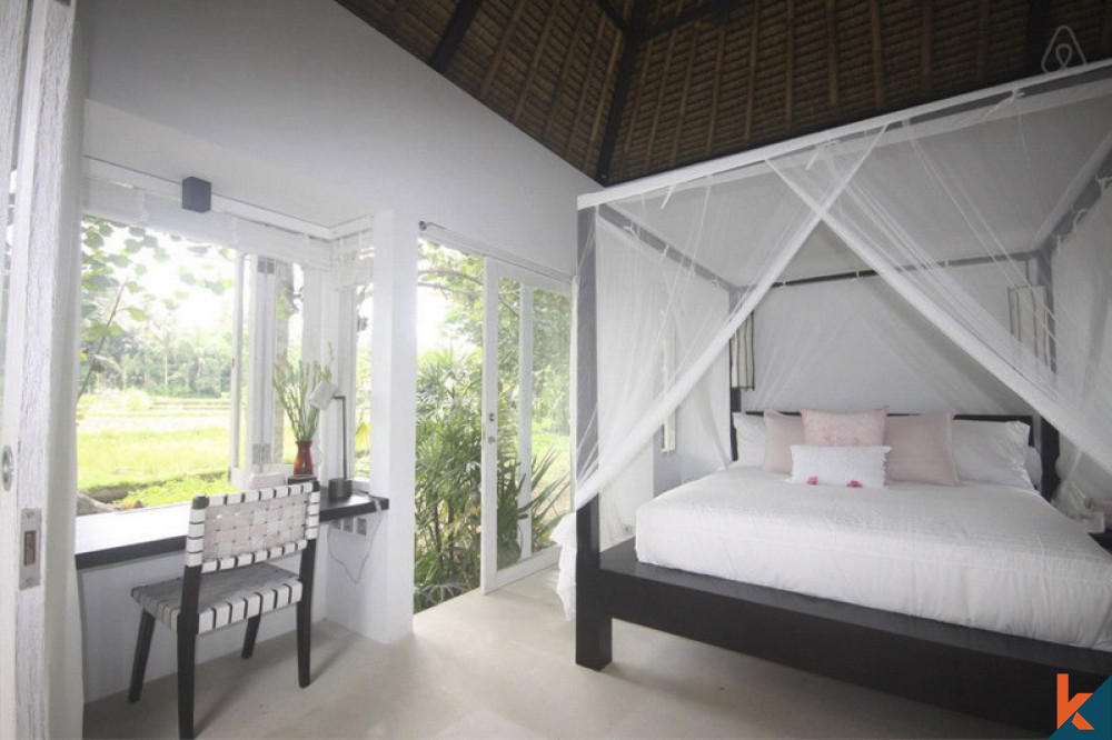 Dreamy Escape Leasehold Villa in Ubud with Rice Fields View