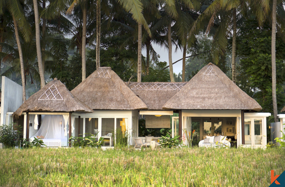 Villa Leasehold Indah di Ubud dengan Pemandangan Sawah