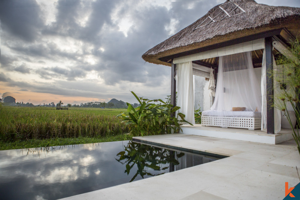 Villa Leasehold Indah di Ubud dengan Pemandangan Sawah