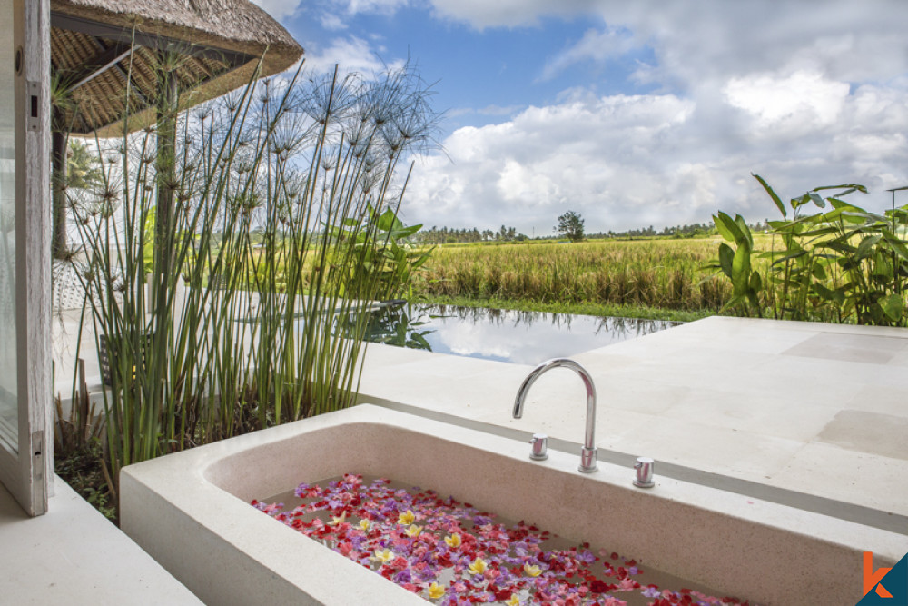 Villa Leasehold Indah di Ubud dengan Pemandangan Sawah