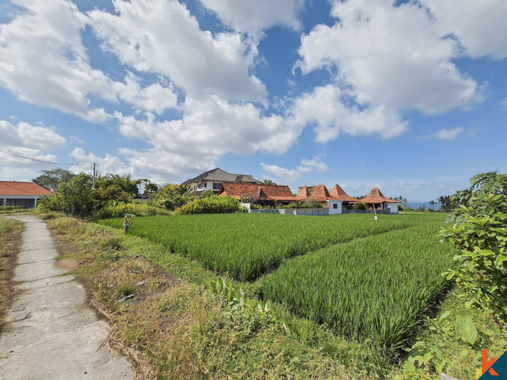 Kavling Leasehold Besar Dekat Pantai dengan Pemandangan Laut