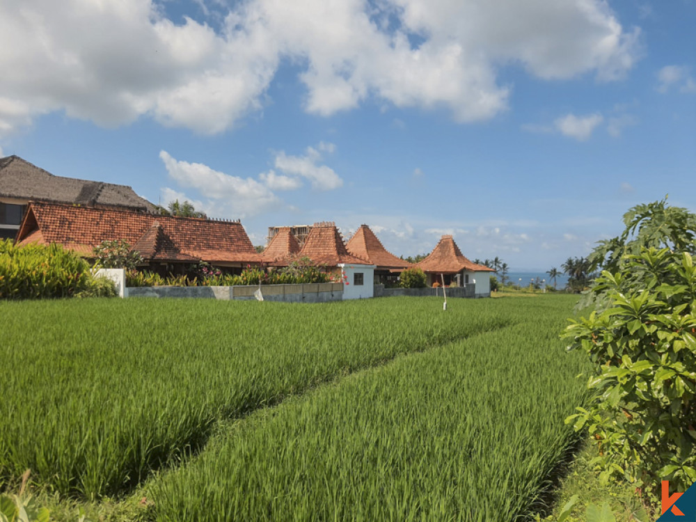 Kavling Leasehold Besar Dekat Pantai dengan Pemandangan Laut