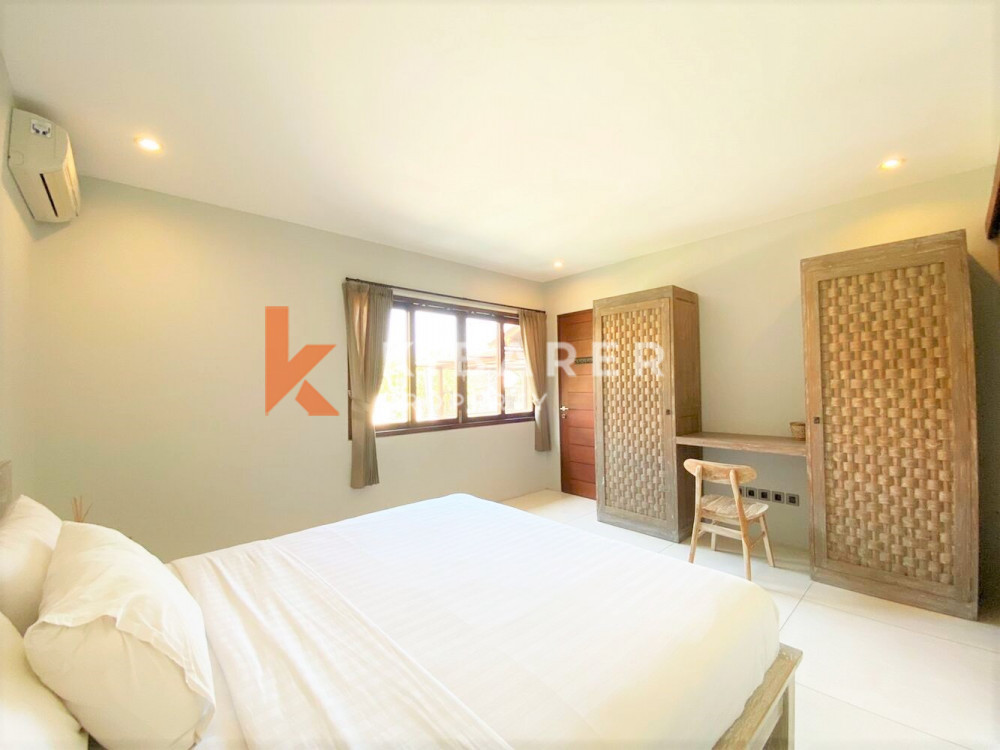 Newly Renovated Cozy Three Bedroom Villa With Enclosed Living Nestled in Pererenan