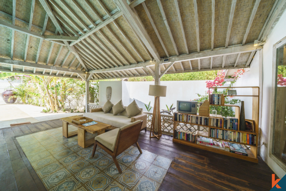 Rumah Liburan Tropis Dekat Pantai di Gili Meno