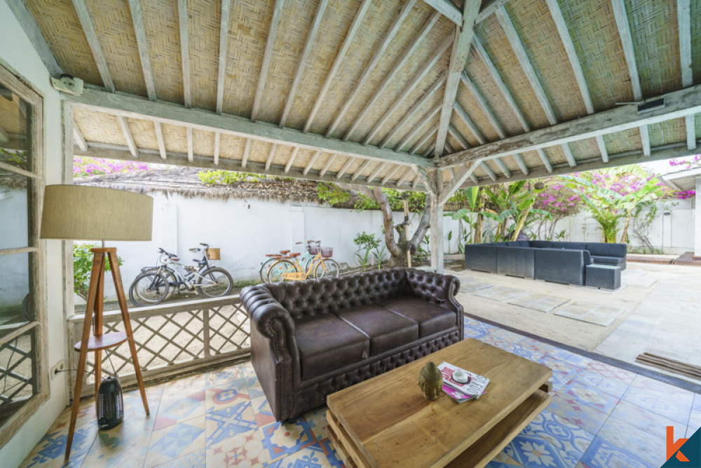 Maison de vacances tropicale près de la plage à Gili Meno