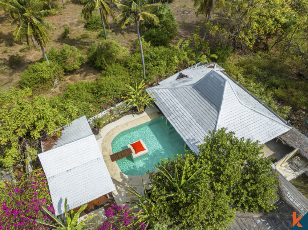 Maison de vacances tropicale près de la plage à Gili Meno