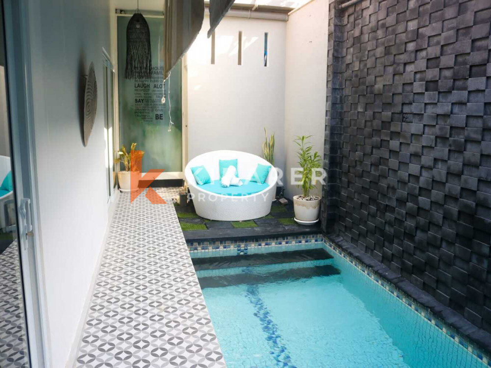 Minimalist Two Bedroom Closed Living Villa Situated in Kerobokan (Available on Early January 2023)
