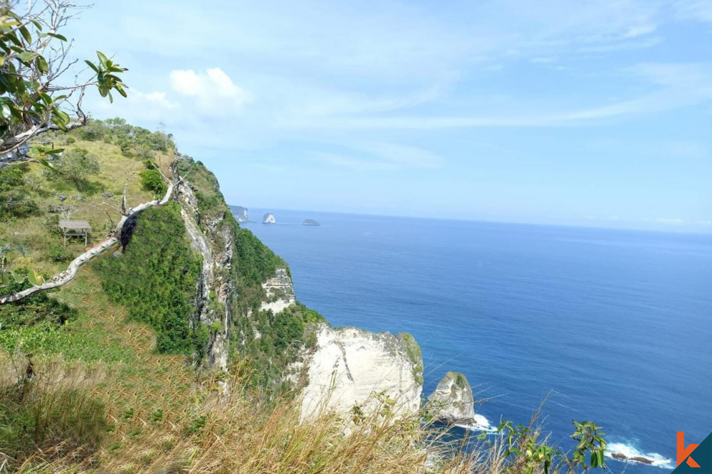 Cliff Top Land with Breathtaking View in Nusa Penida for Sale