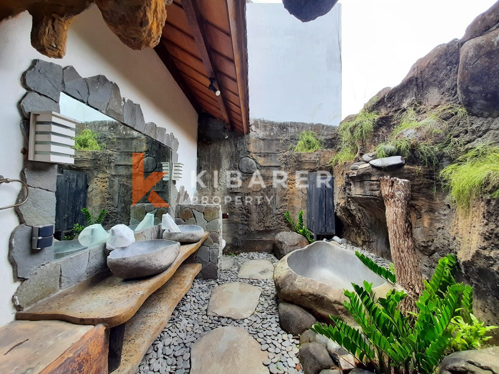 Unique Three Bedroom Villa with natural rock and forest design in Umalas