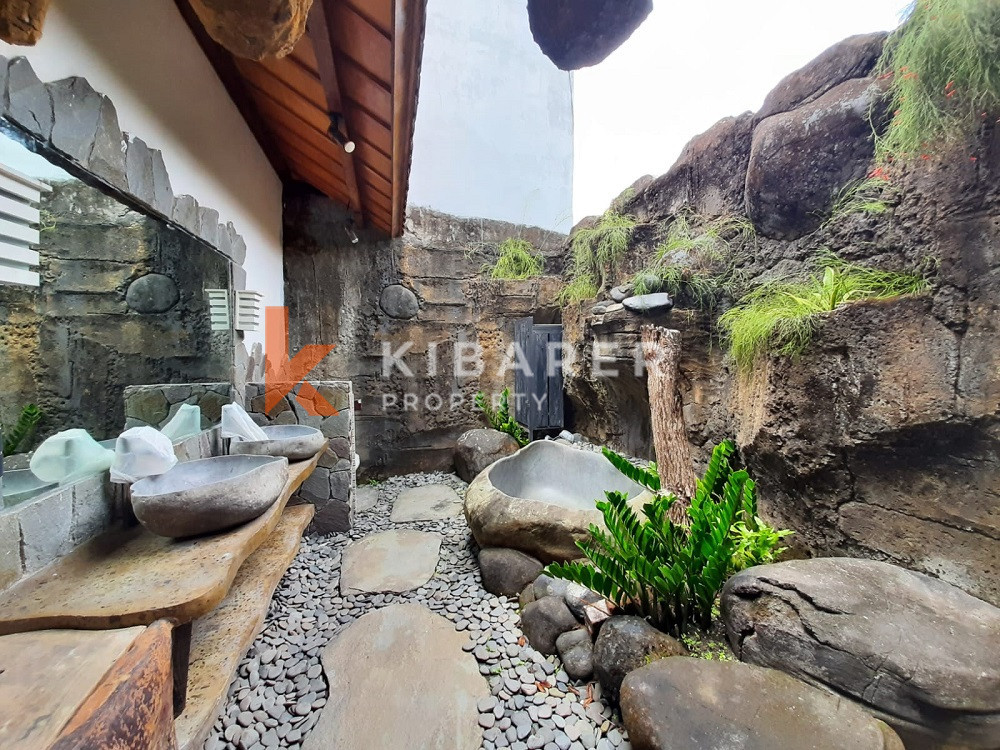 Unique Three Bedroom Villa with natural rock and forest design in Umalas