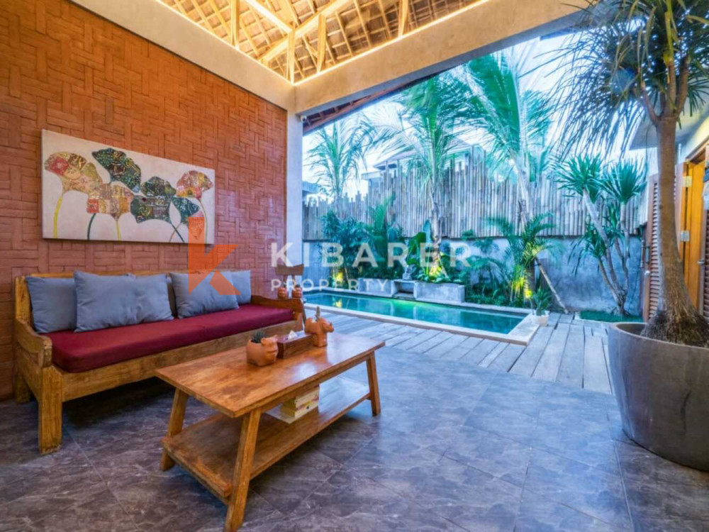 Beautiful Two Bedroom Rustic Villa with Tropical Garden Set in Jimbaran