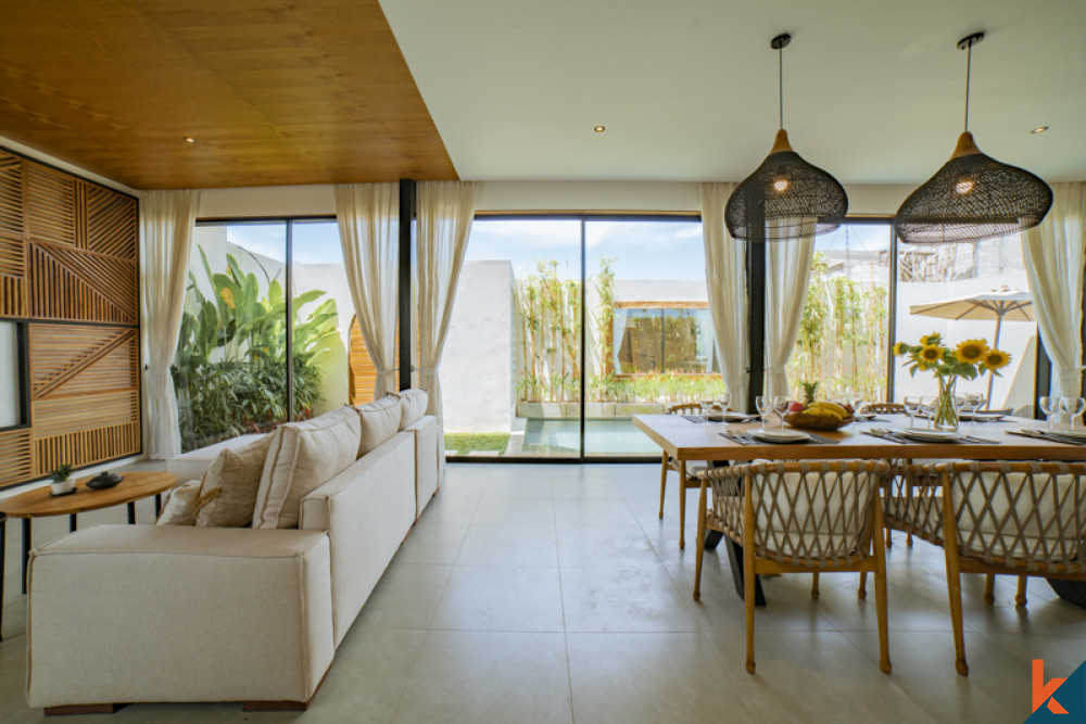 UPCOMING SMART TWO BEDROOMS VILLA FOR SALE NEAR THE OCEAN