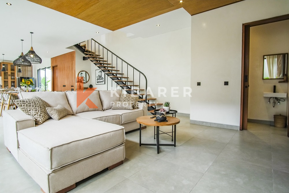 Amazing Brand New Three Bedrooms Enclosed Living Villa Situated In Cemagi(available on 31st march)