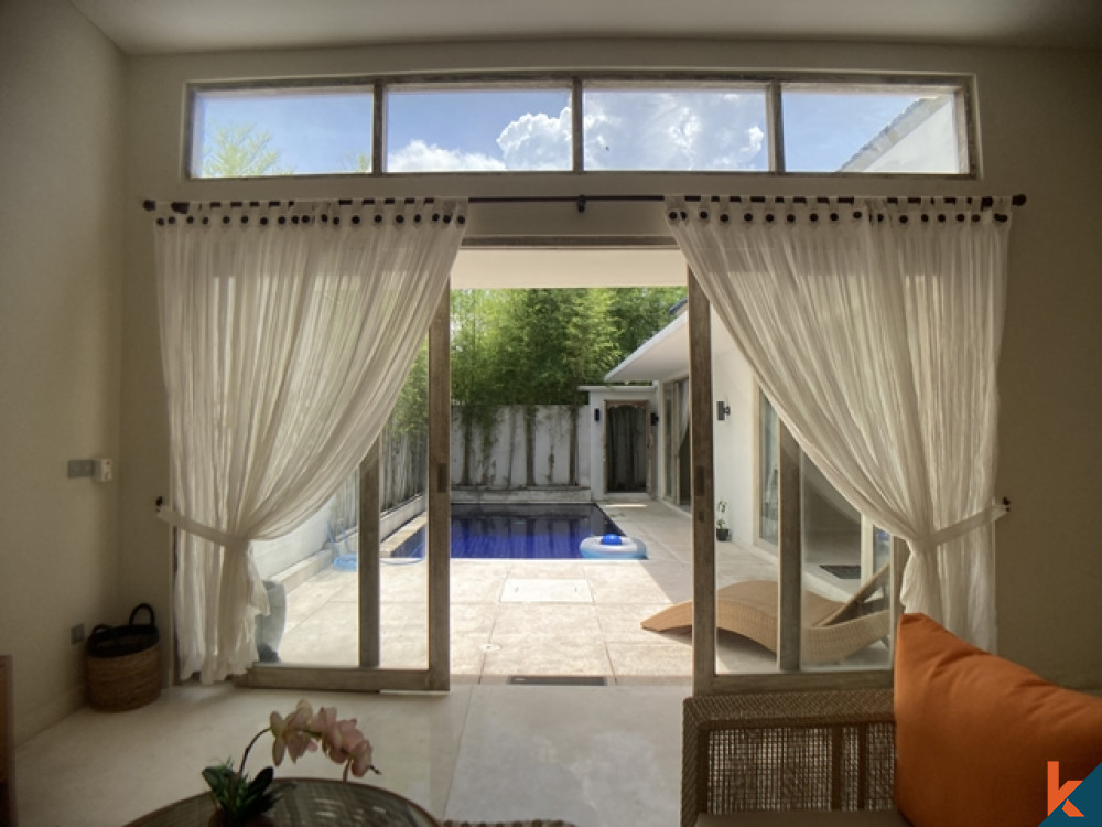 Brand New Beautiful 2 Bedroom Villa with Ricefield View in Kerobokan for Sale