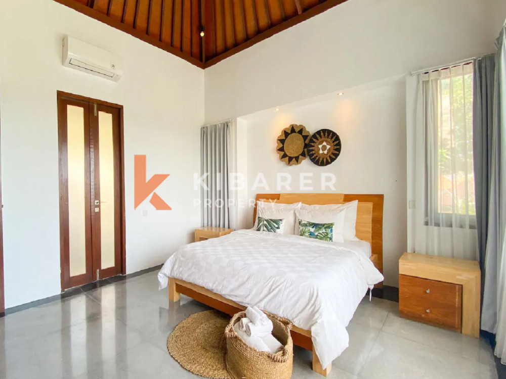 Stunning Four Bedroom Enclosed Living Villa Situated in Canggu (Available on May 1st 2024)