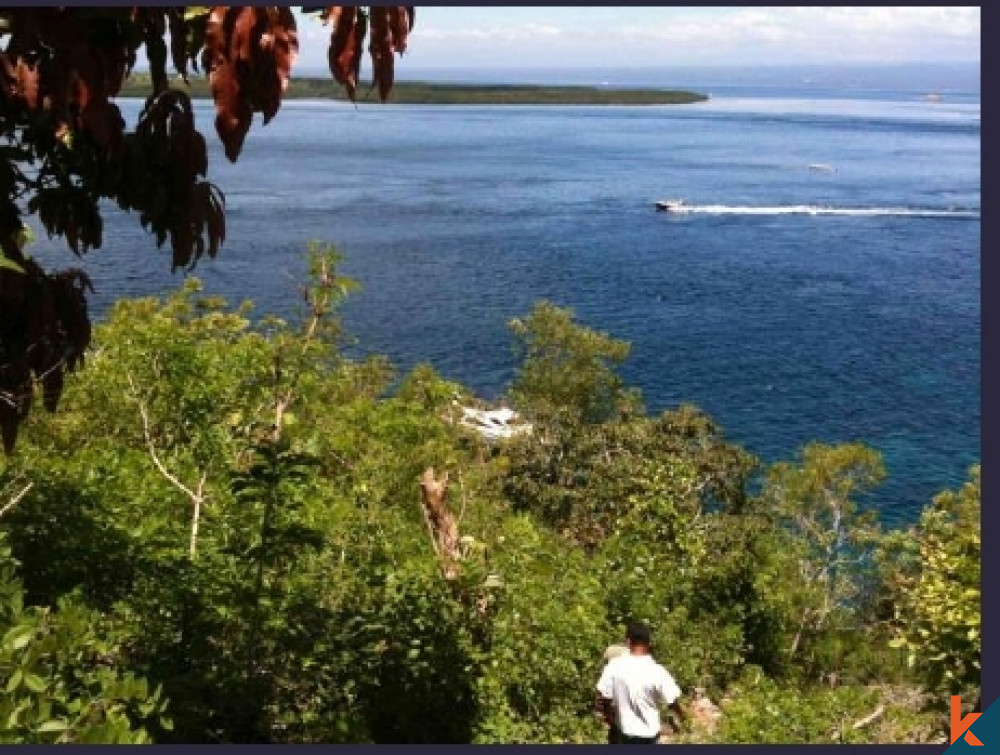 Ocean View Clifftop Land in Nusa Penida for Sale
