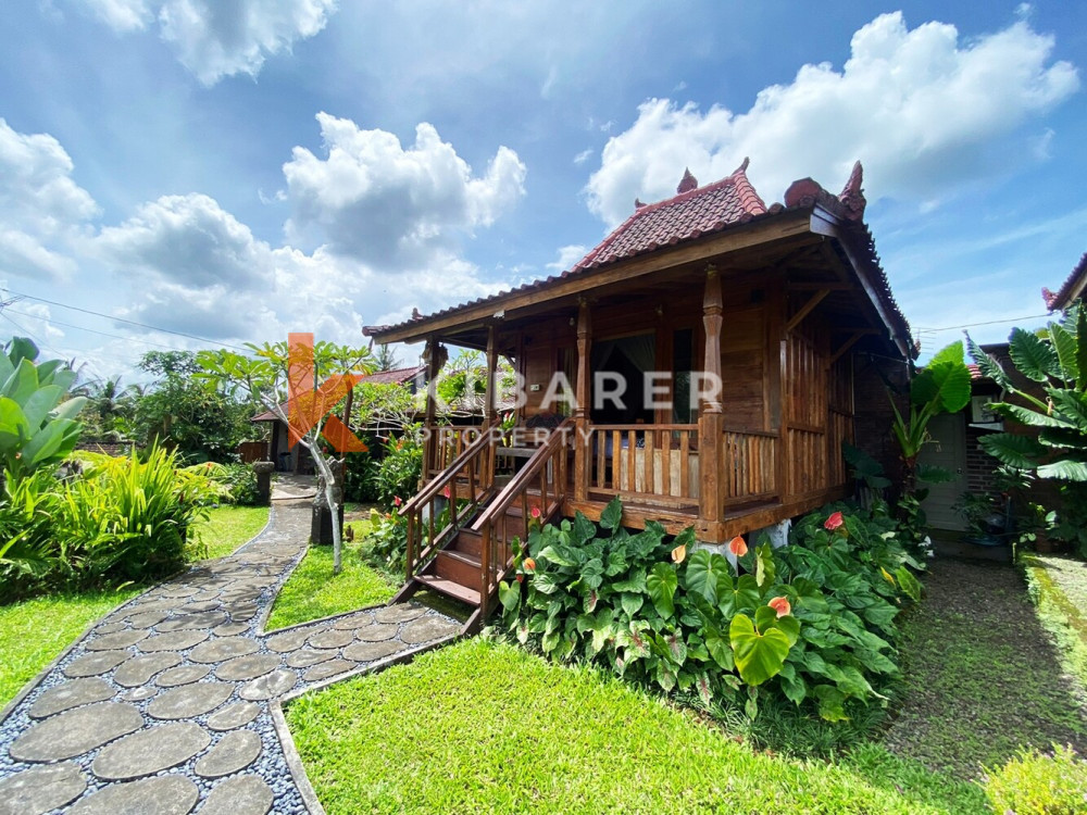 Beautiful Two Bedroom Wooden House Located in Tabanan