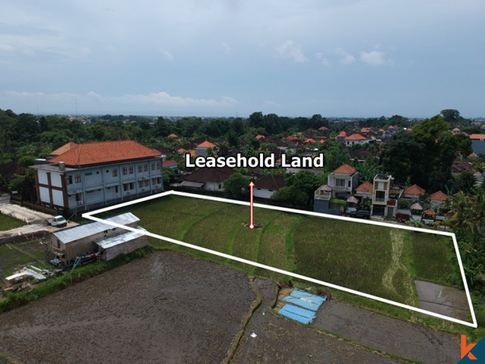 Nice Plot with Ricefield View and Peaceful Neighborhood in Tumbak Bayuh for Sale