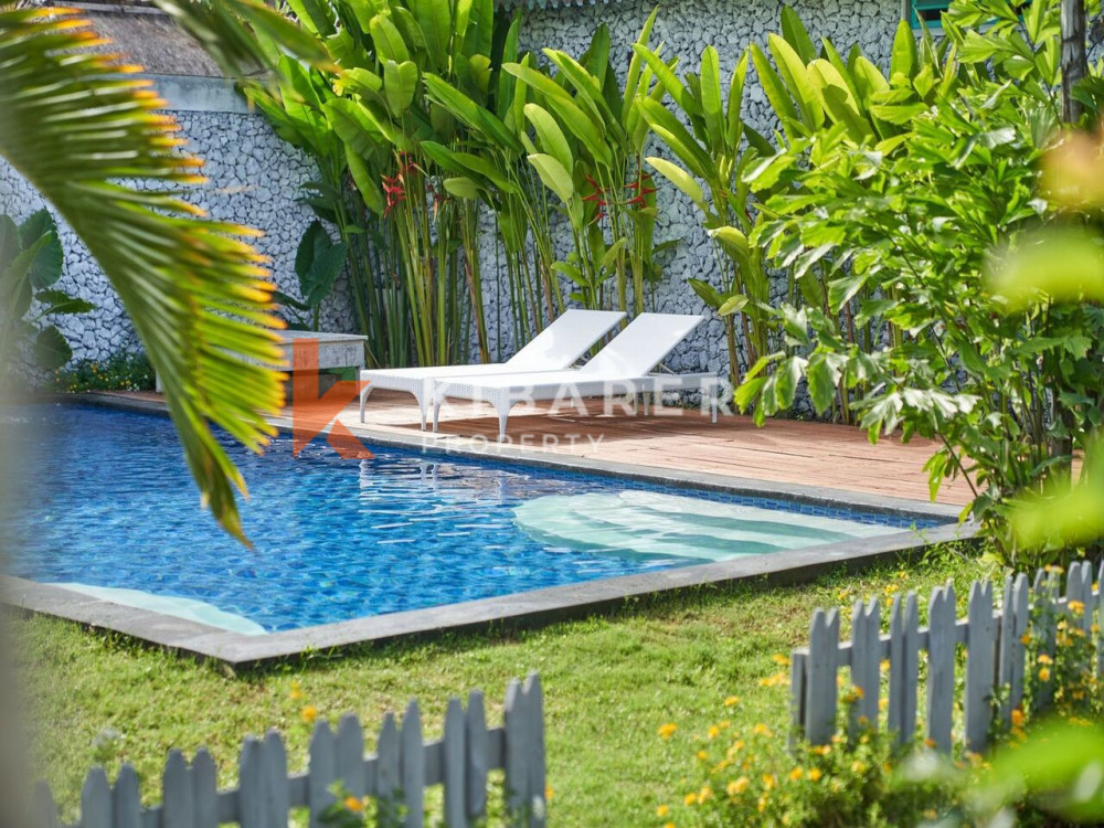 Stylish One Bedroom Complex Villa Shared Pool Located in Batu Belig