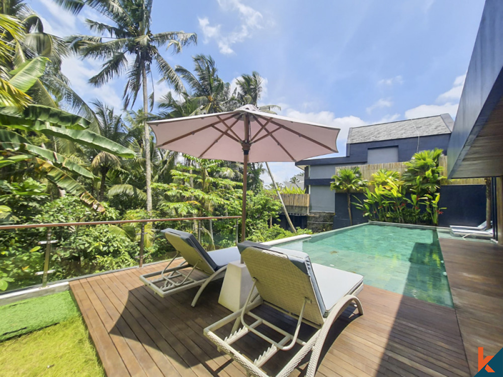 Villa moderne de luxe avec vue imprenable sur la jungle à Ubud