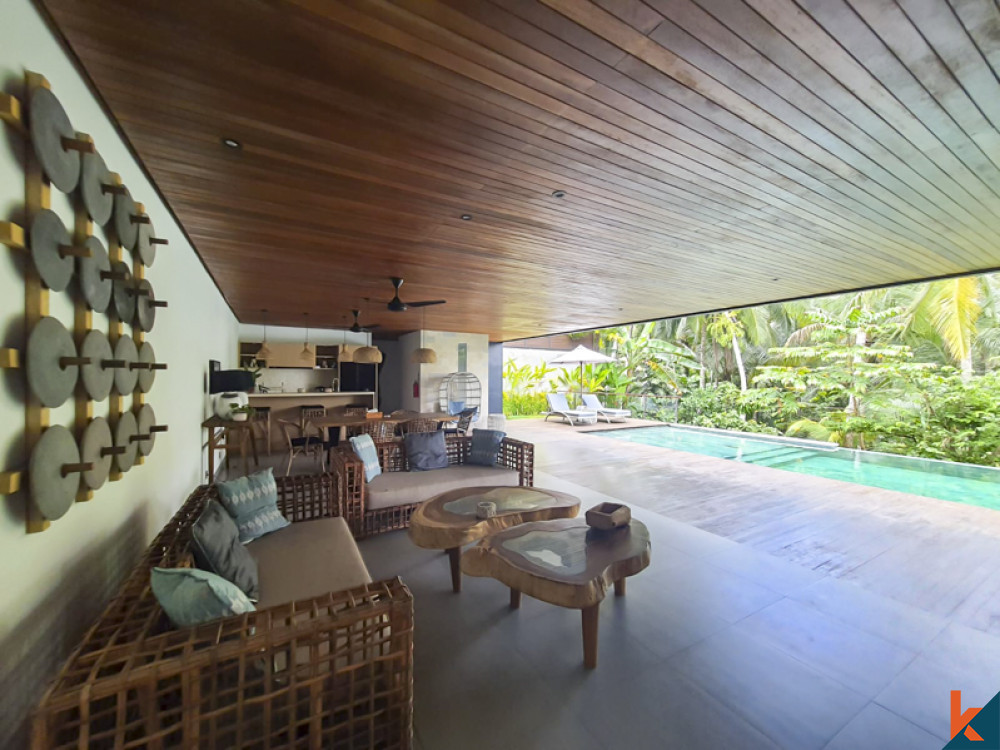 Villa moderne de luxe avec vue imprenable sur la jungle à Ubud