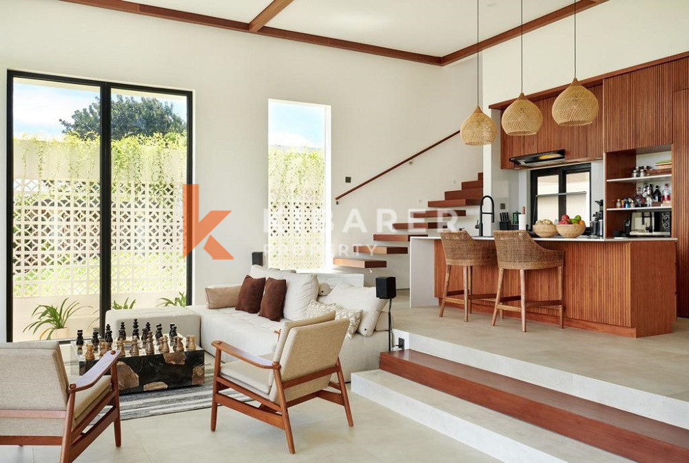 Vila 3 Kamar Tidur Menakjubkan dengan pemandangan sawah di Canggu