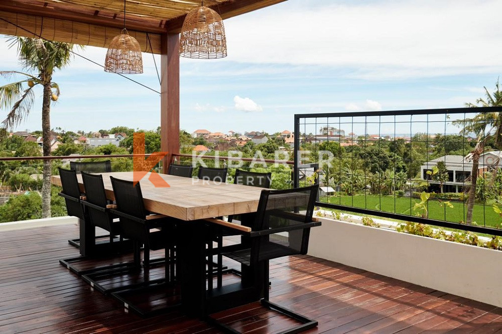 Vila 3 Kamar Tidur Menakjubkan dengan pemandangan sawah di Canggu