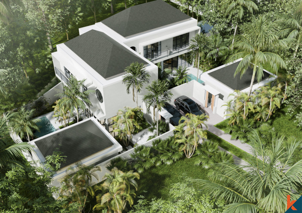 Vila Tropis dengan Tiga Kamar Tidur yang Akan Datang untuk Disewakan di Canggu