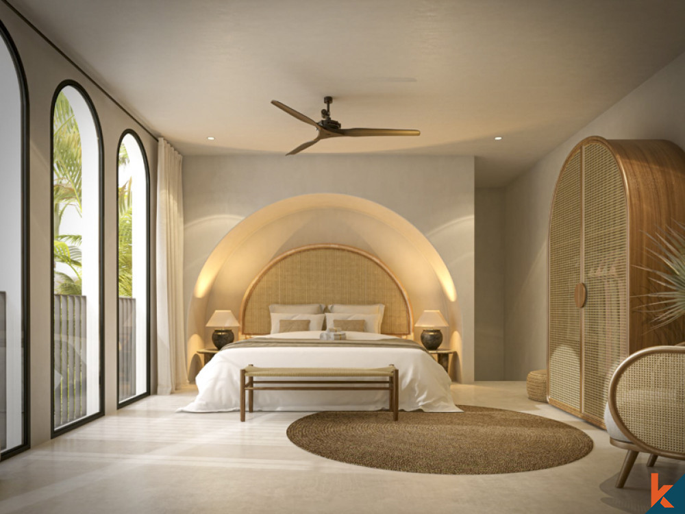 Villa méditerranéenne d'une chambre à louer à Canggu