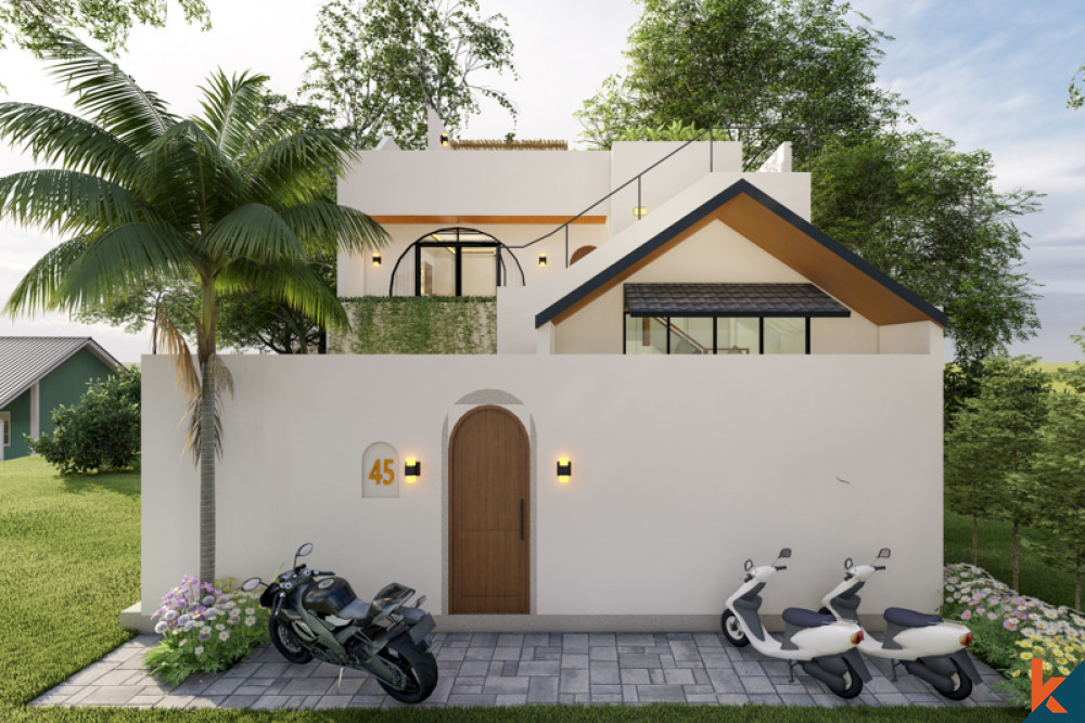 Vila Dua Kamar Tidur Menawan yang Akan Datang untuk Disewakan di Canggu