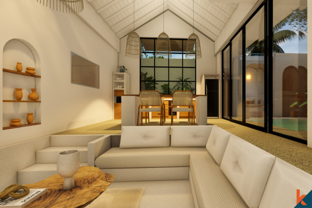 Vila Dua Kamar Tidur Menawan yang Akan Datang untuk Disewakan di Canggu