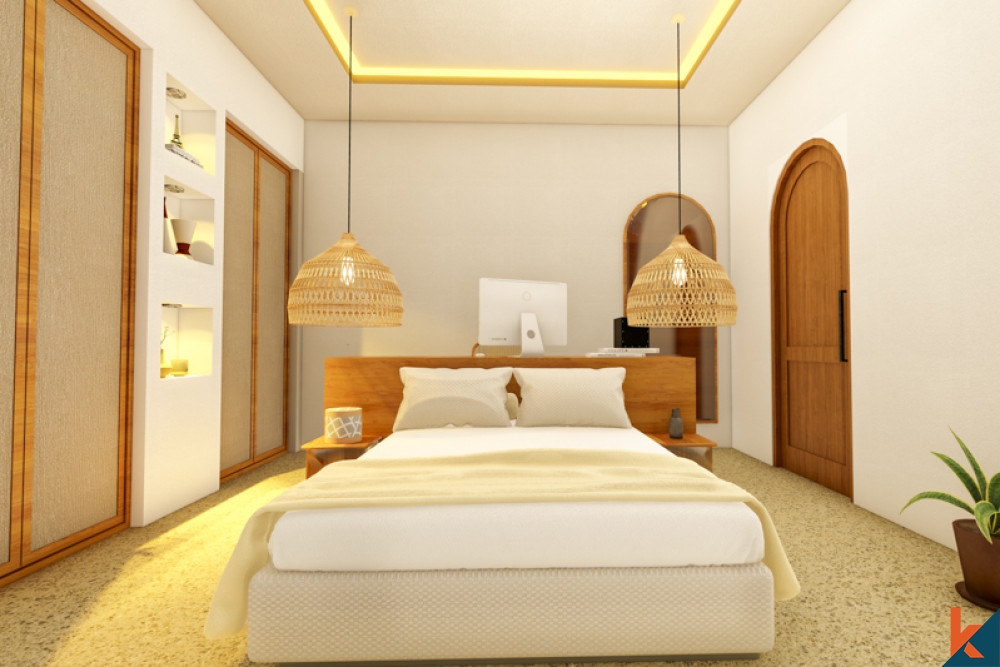 Vila Dua Kamar Tidur Menawan yang Akan Datang untuk Disewakan di Canggu