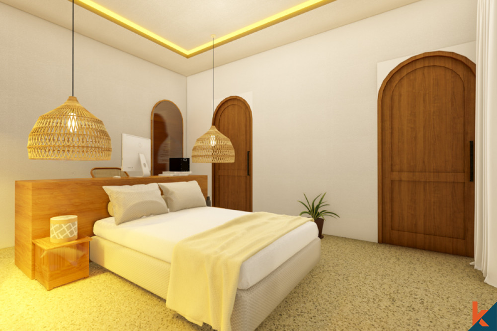 Vila Dua Kamar Tidur Menawan yang Akan Datang untuk Disewakan di Canggu