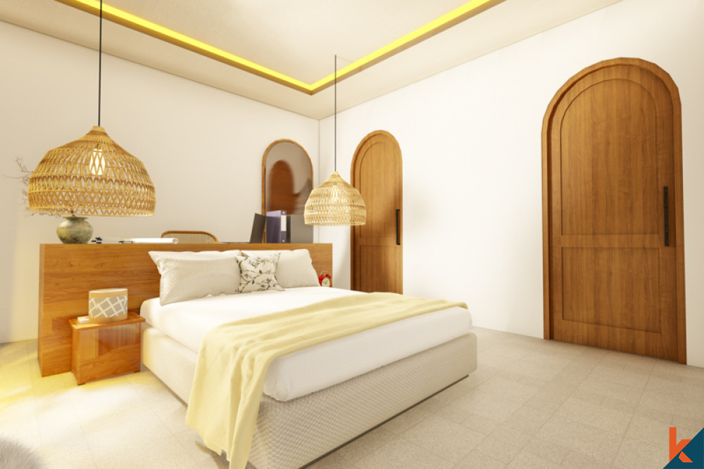 Vila Dua Kamar Tidur Menawan yang Akan Datang untuk Disewakan di Canggu